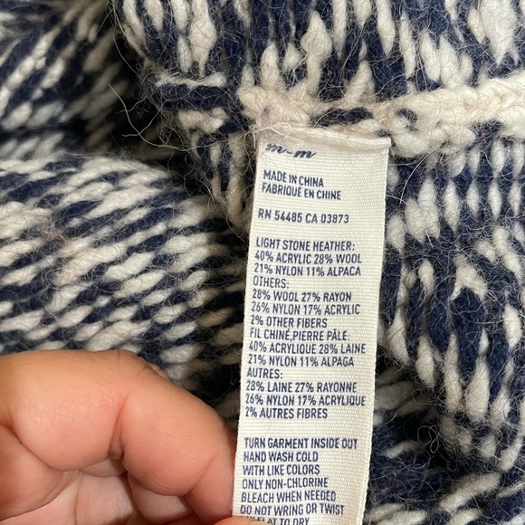 American Eagle Outfitters Wool Blend Knit Sweater Women’s   Size M - Picture 5 of 10